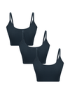 3P1511-048 | Damen Bustier - Navy 3er Pack