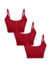 3P1511-04 | Damen Bustier - Rot 3er Pack