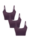 3P1511-056 | Damen Bustier - Indigo-Rot 3er Pack
