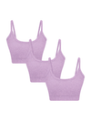 3P1511-080 | Damen Bustier - Flieder 3er Pack