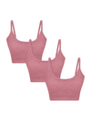 3P1511-082 | Damen Bustier - Pastellrosa 3er Pack
