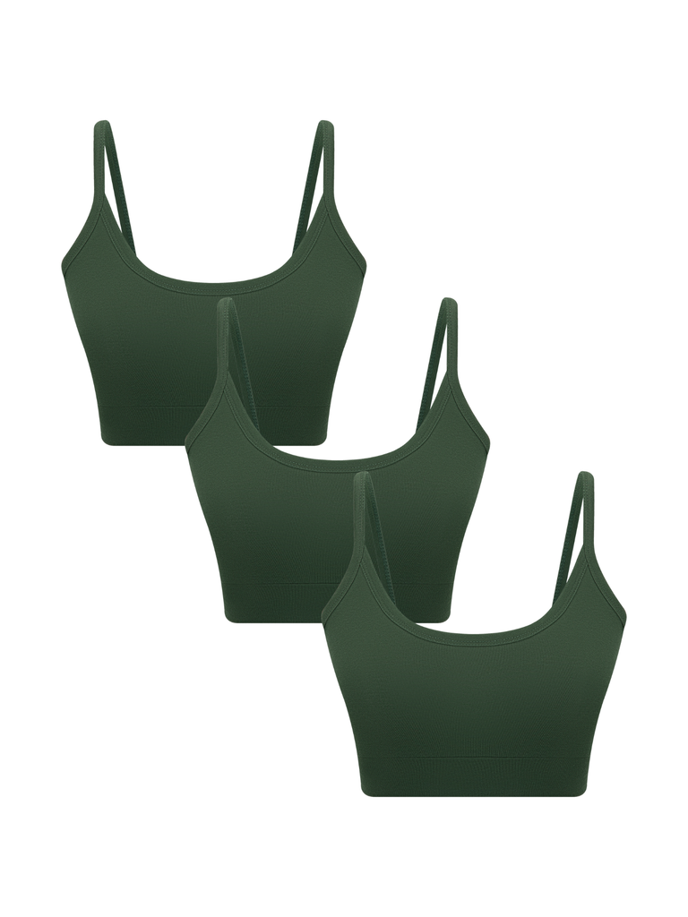 3P1511-67 | Damen Bustier - Tannennadel 3er Pack