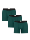 3P2123-067 | Men's Long Trunk Shorts - Pine Needle (3-Pack)