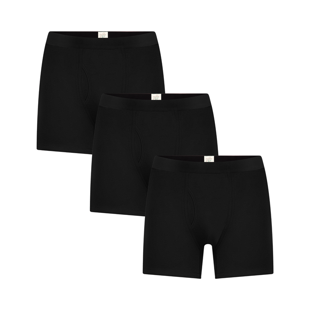 3P2131-02 | Herren Boxershorts - Schwarz 3er Pack