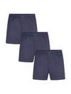 3P2134-027 | Herren Boxershorts - Dunkelblau 3er Pack