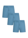 3P2134-031 | Herren Boxershorts - Denimblau 3er Pack