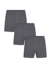 3P2134-102 | Herren Boxershorts - Anthrazit 3er Pack