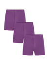 3P2134-117 | Herren Boxershorts - Weinbeere 3er Pack