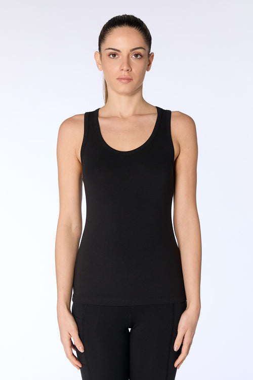 4414-021 | Women's Racerback Top – Black