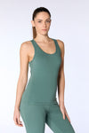 4414-100 | Women's Racerback Top – Green Blue