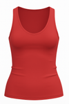 4414-135 | Damen Racerback Top - Kardinalrot