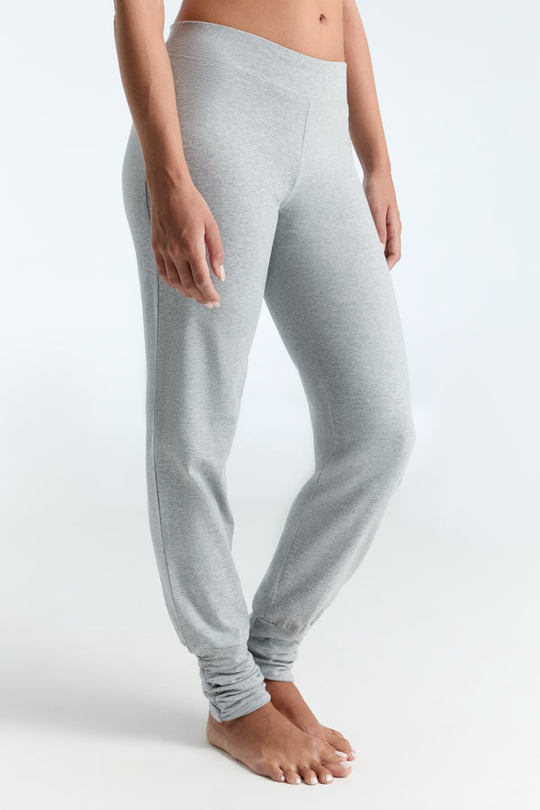 4415G | Women Yoga Pant stretch - Light Grey