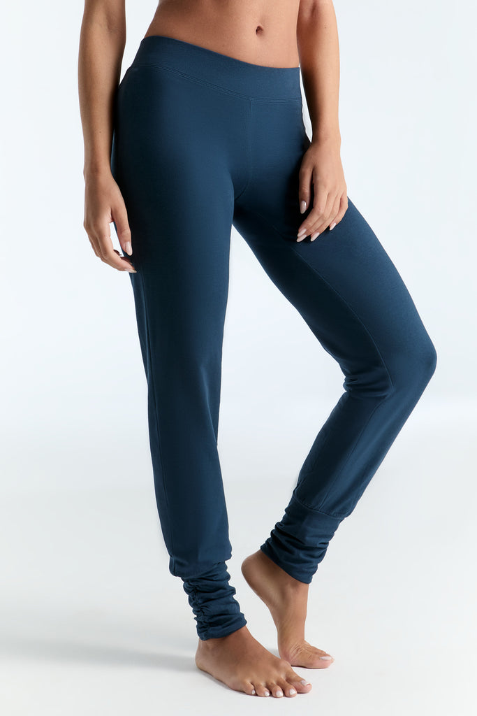 4415NV | Women Yoga Pant stretch - Navy