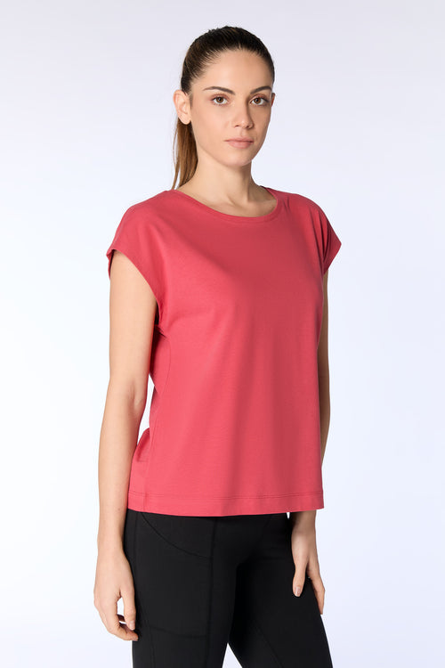 4416-135 | Women's Oversized Shirt – Cardinal Red