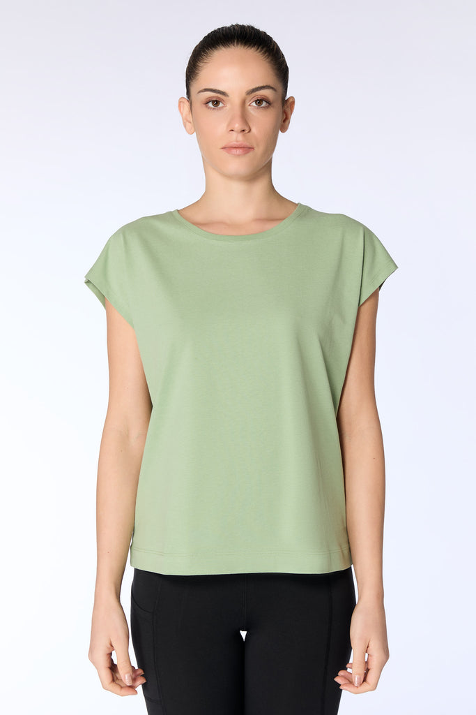 4416-136 | Damen Oversize Shirt - Basilikum