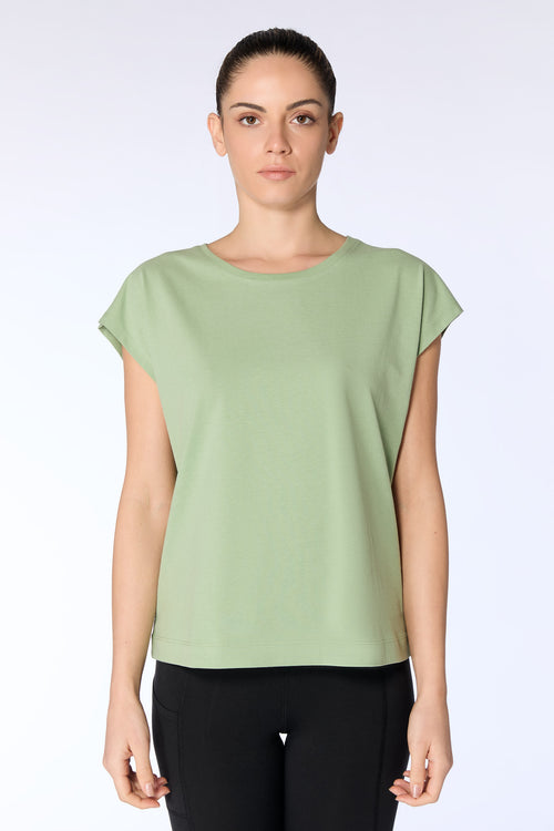 4416-136 | Damen Oversize Shirt - Basilikum