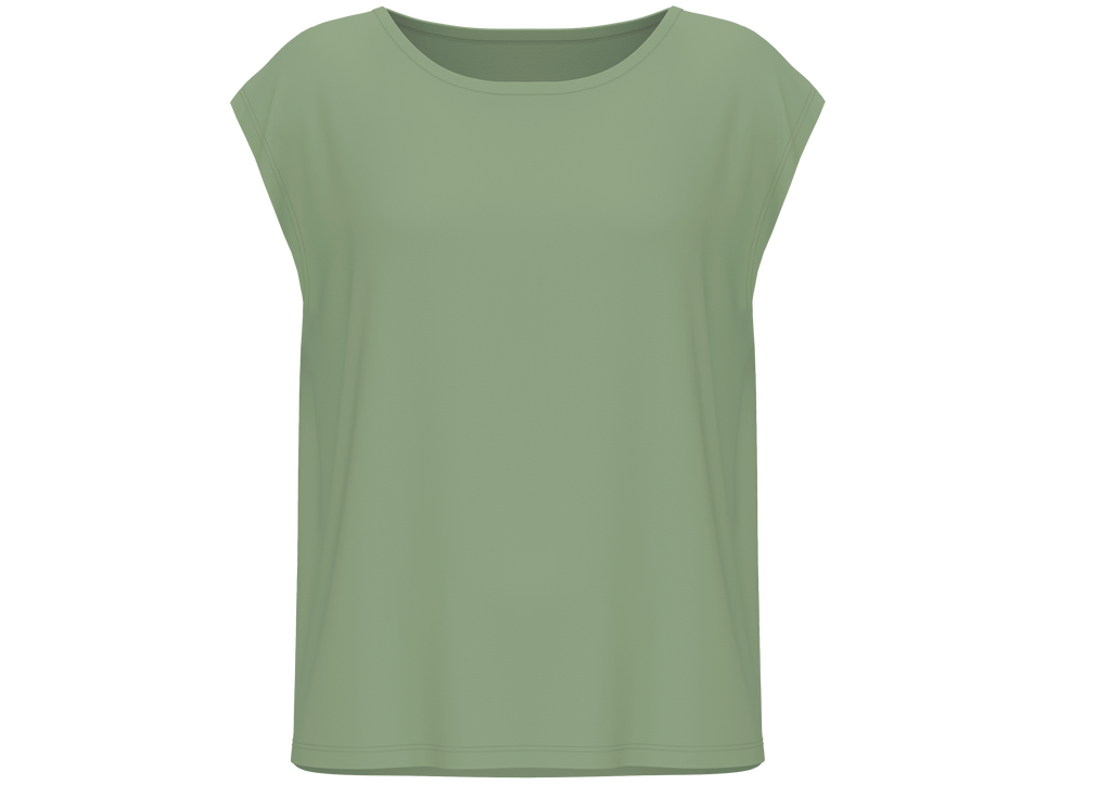 4416-136 | Damen Oversize Shirt - Basilikum