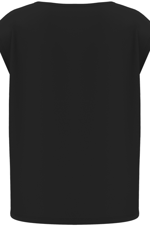 4416-021 | Damen Oversize Shirt - Schwarz