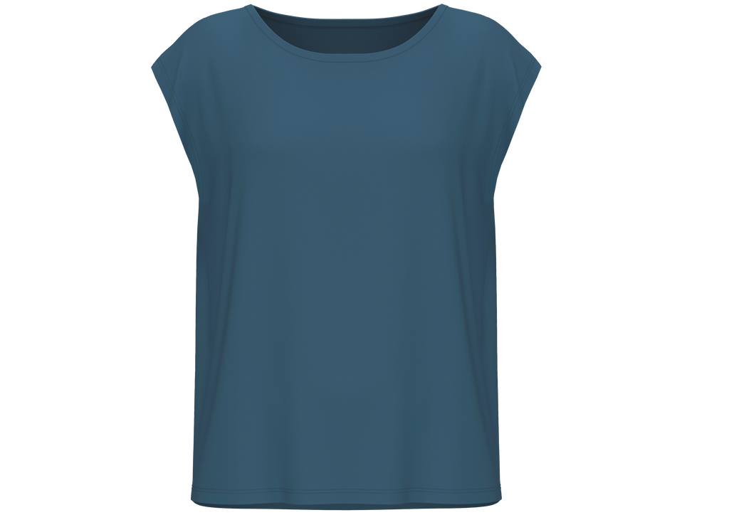 4416-123 | Damen Oversize Shirt - Alpengrau