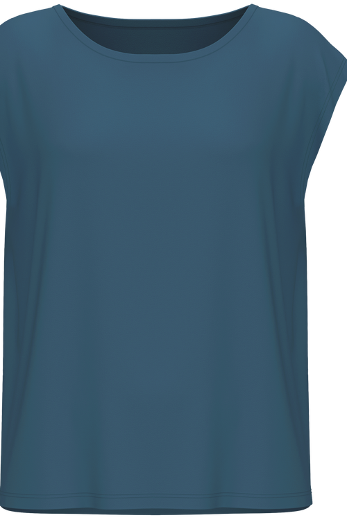 4416-123 | Damen Oversize Shirt - Alpengrau