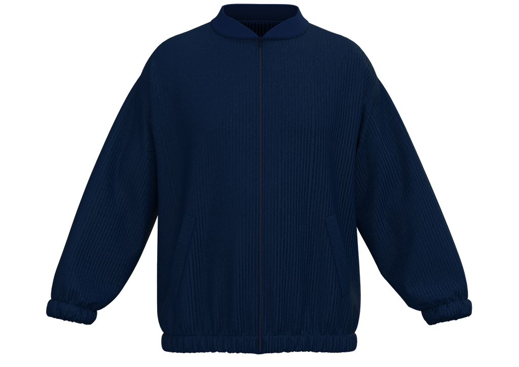 9234-045 | Unisex Corduroy Jacket - Midnight Blue