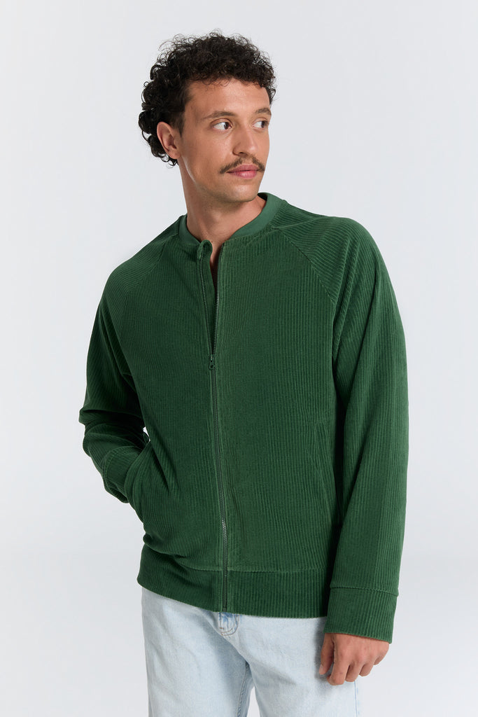 9234-067 | Unisex Baseballjacke - Tannennadel