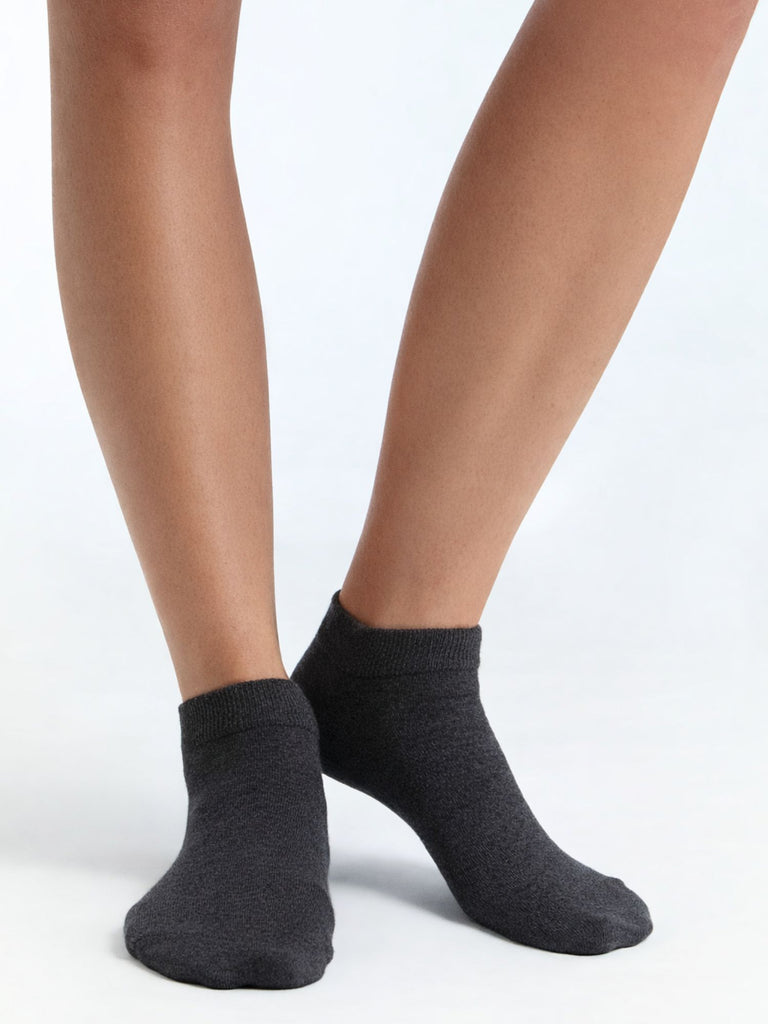 9306 | Unisex Sneakersocken - Anthrazit (6er Pack)