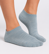 9338 | Sneakersocken - Eisblau Melange