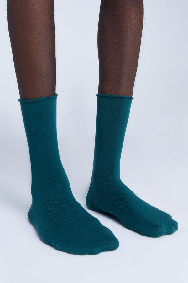 9505 | Socks with rolled cuffs - Pine Needles (6-pack)
