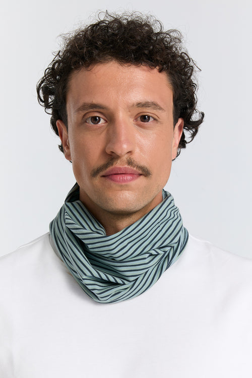 9625-083 | Unisex Schlauchschal - Agave-Navy-Graublau