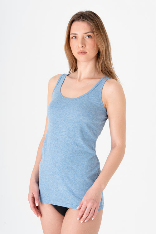 1221-02 | Women Tanktop - Denimblue