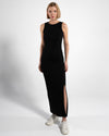 SLEEVELESS MAXI DRESS | BLACK