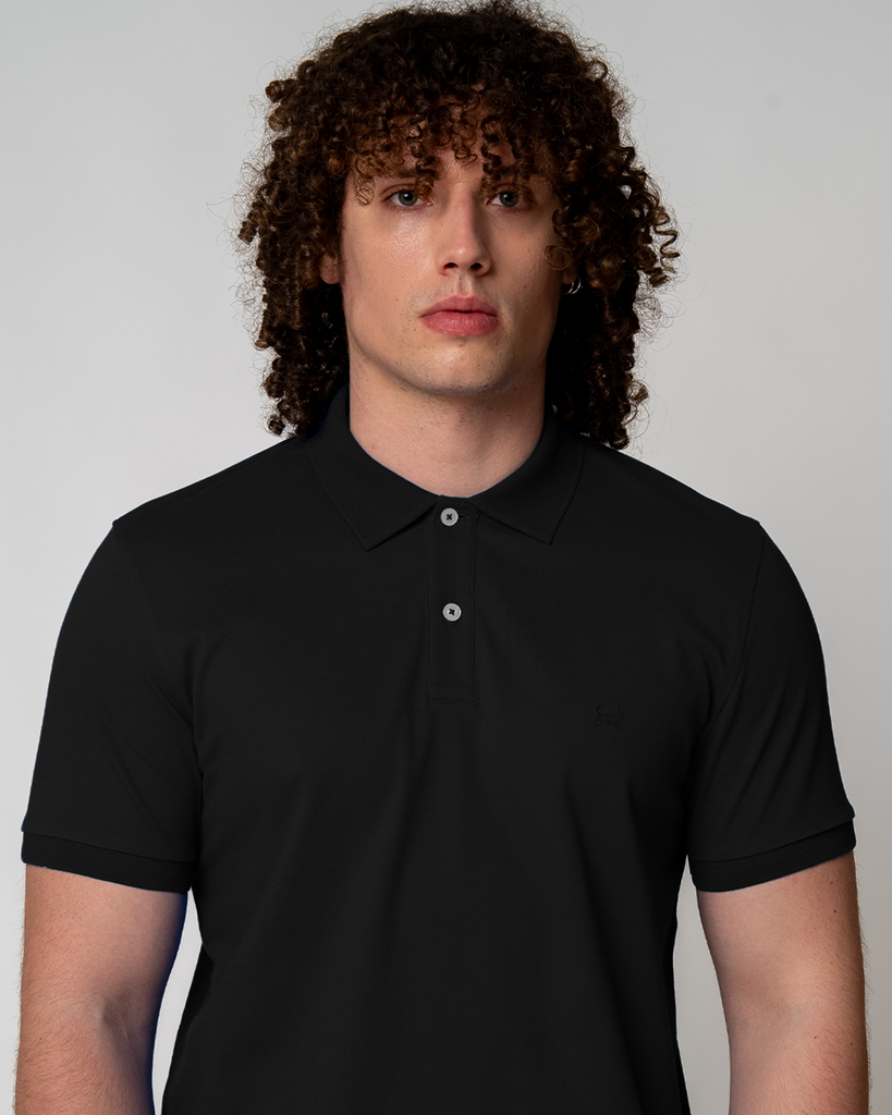 HERREN POLO-T-SHIRT| SCHWARZ