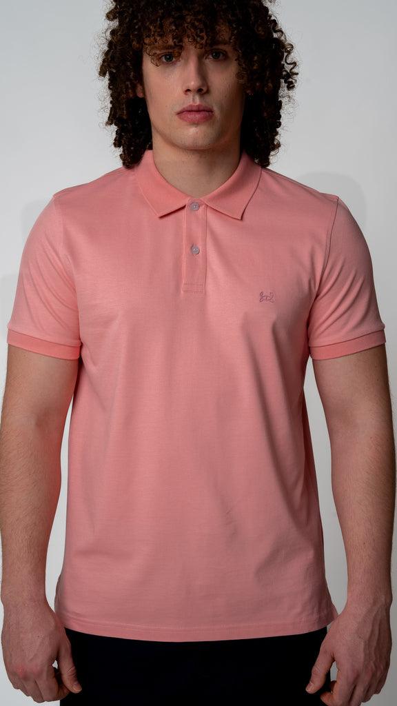 HERREN POLO-T-SHIRT | ROSENBLÜTE