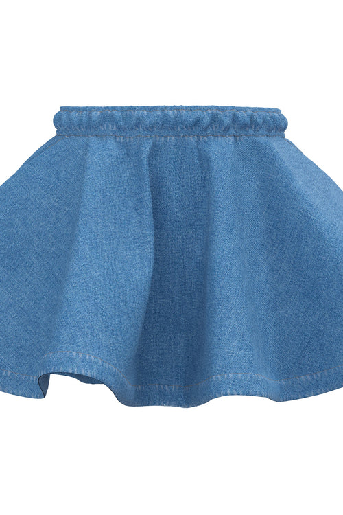 GA2022-325 | Kids Denim Skirt - Day Sky Blue