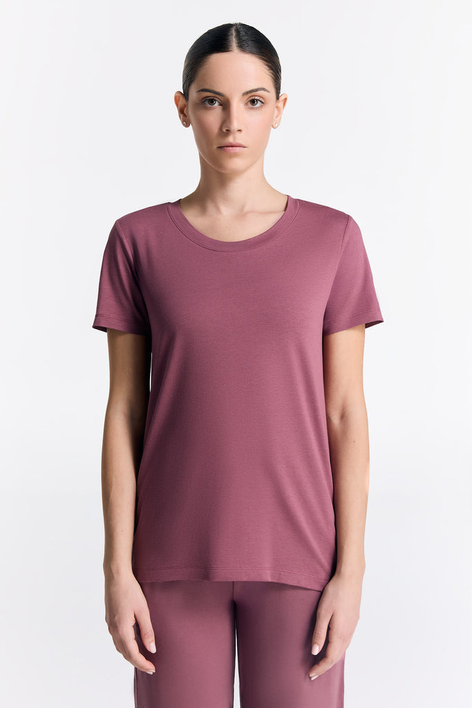 T1100-39 | TENCEL™ Active Damen Kurzarmshirt - Nocturne