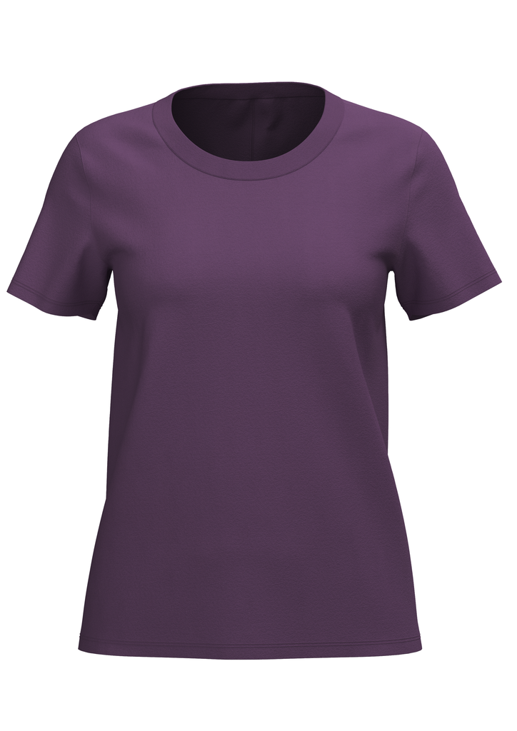 T1100-41 | TENCEL™ Active Damen Kurzarmshirt - Weinbeere