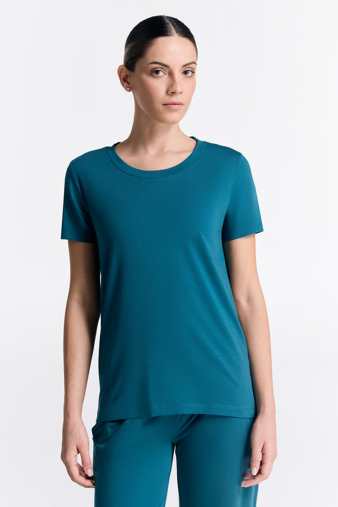 T1100-43 | TENCEL™ Active Damen Kurzarmshirt - Libelle