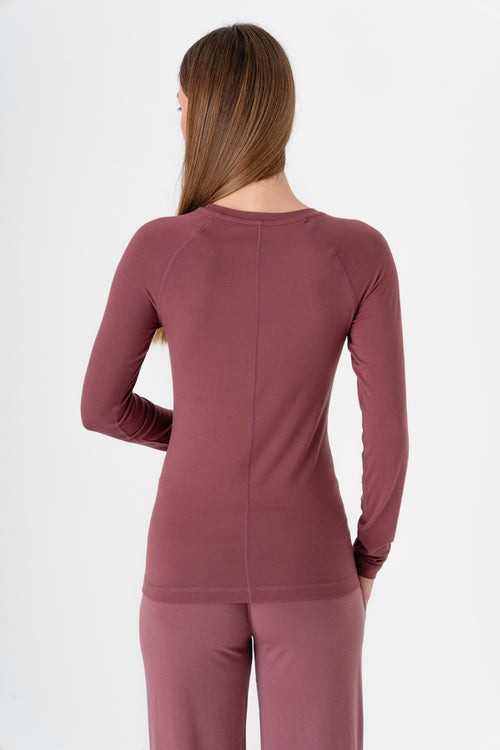 T1110-39 |  Damen Langarmshirt - Nocturne