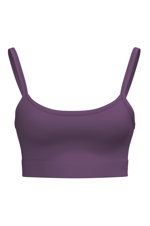 T1201-41 | TENCEL™ Active Damen Bra Top - Weinbeere