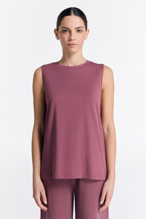 T1211-39 | TENCEL™ Active Damen Top hochgeschlossen - Nocturne