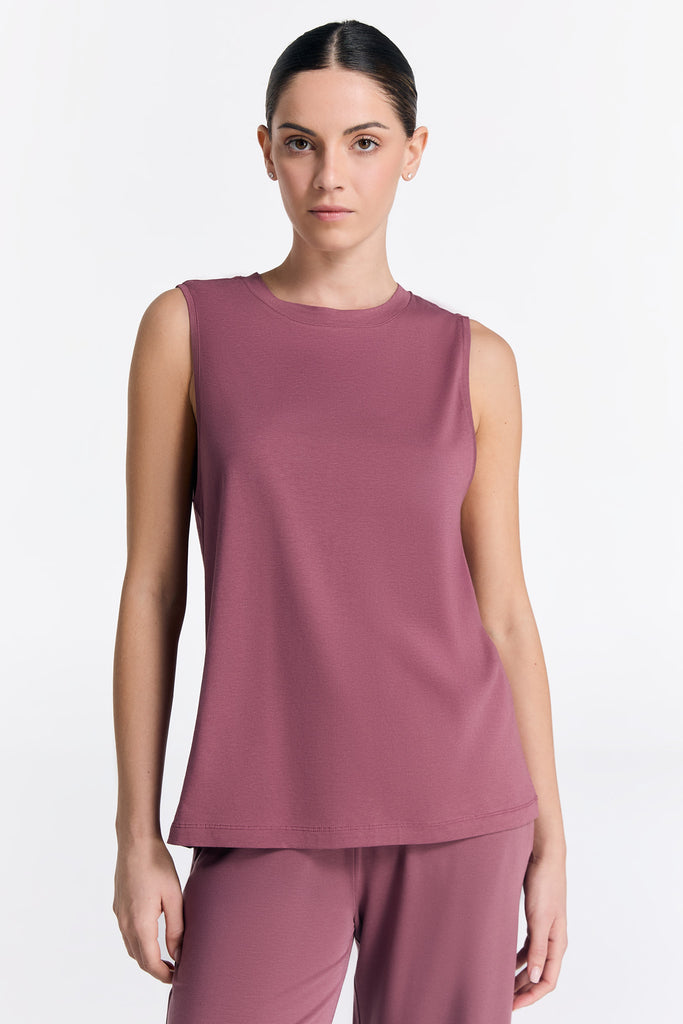 T1211-39 | TENCEL™ Active Damen Top hochgeschlossen - Nocturne