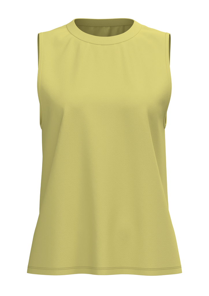 T1211-40 | TENCEL™ Active Damen Top hochgeschlossen - Lime