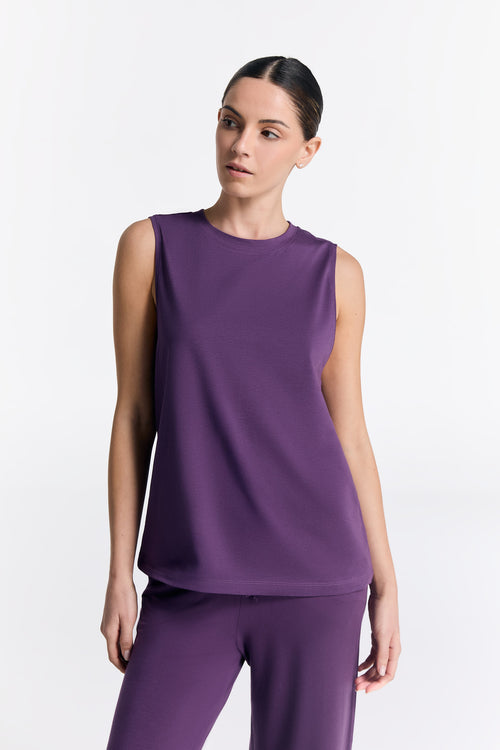 T1211-41 | TENCEL™ Active Women Top loose fit - Wineberry