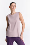 T1211-42 | TENCEL™ Active Damen Top hochgeschlossen - Rosenrauch