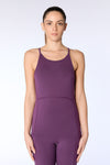 T1222-41 | Damen Sport Top - Weinbeere
