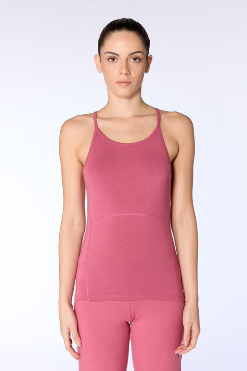 T1222-54 | Women's Sports Top – Rosé Wine