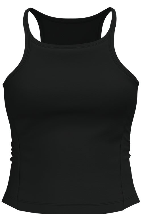 T1222-01 | Damen Sport Top - Schwarz