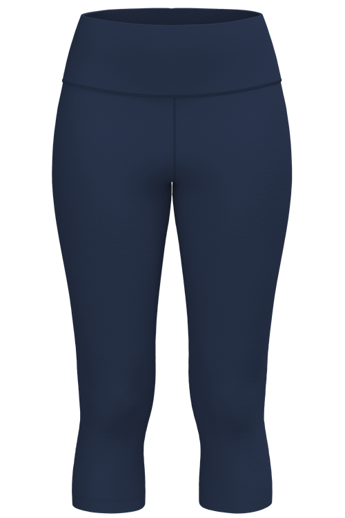 T1315-03 | Damen 3/4 Sport Leggings - Navy