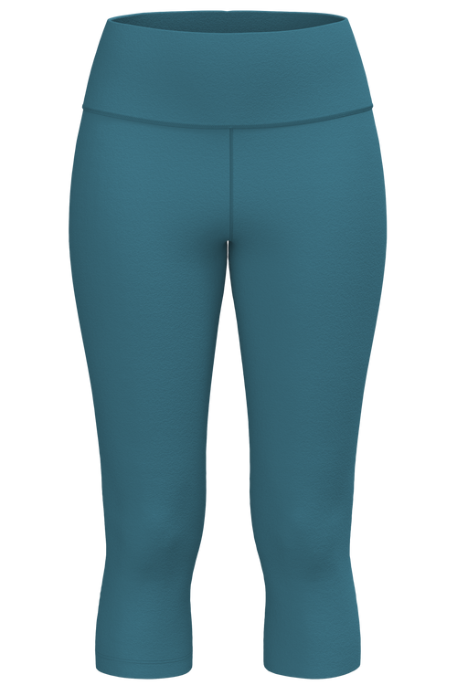 T1315-27 | Damen 3/4 Sport Leggings - Ozean